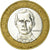 Moneda, República Dominicana, 5 Pesos, 1997, Franklin Mint, MBC, Bimetálico