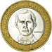 Coin, Dominican Republic, 5 Pesos, 1997, Franklin Mint, EF(40-45), Bi-Metallic