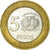 Moneta, Repubblica domenicana, 5 Pesos, 1997, Franklin Mint, BB, Bi-metallico