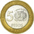 Coin, Dominican Republic, 5 Pesos, 1997, Franklin Mint, EF(40-45), Bi-Metallic