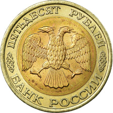 Moneta, Russia, 50 Roubles, 1992, Saint-Petersburg, SPL, Bi-metallico, KM:315