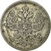 Münze, Russland, Nicholas II, 20 Kopeks, 1910, Saint-Petersburg, SS, Silber