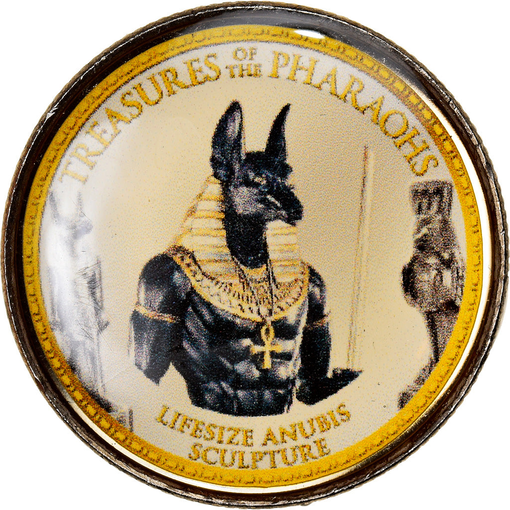 Coin, Egypt, Pharaons, Lifesize of Anubis Sculpture, Pound, 2010/AH1431, Cairo