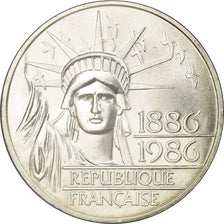 Monnaie, France, Statue de la Liberté, 100 Francs, 1986, BU, FDC, Argent