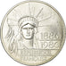 Monnaie, France, Statue de la Liberté, 100 Francs, 1986, BU, FDC, Argent