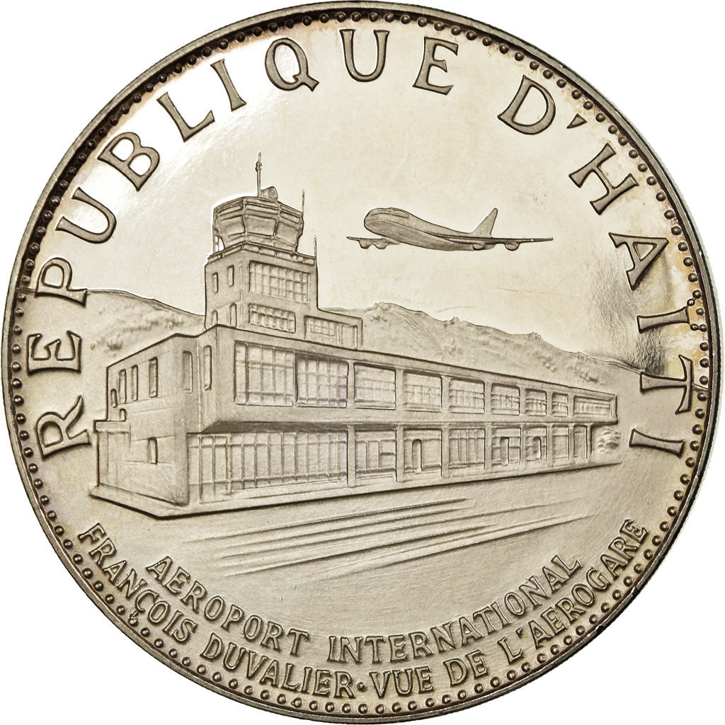 Coin, Haiti, 25 Gourdes, 1971, MS(60-62), Silver, KM:88