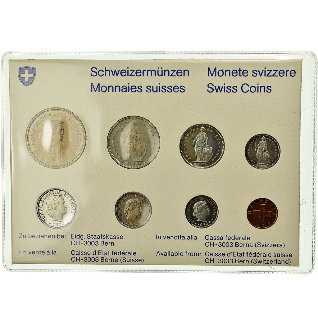Monnaie, Suisse, Set, 1979, Bern, FDC