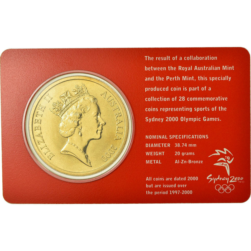 Coin, Australia, Elizabeth II, 5 Dollars, 2000, MS(65-70), Aluminum-Bronze