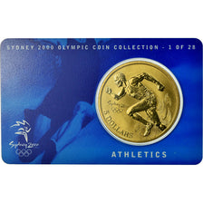Coin, Australia, Elizabeth II, 5 Dollars, 2000, MS(65-70), Aluminum-Bronze