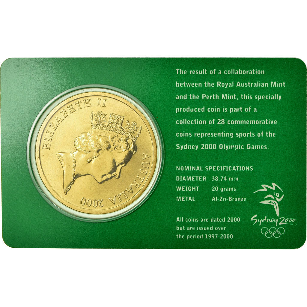 Coin, Australia, Elizabeth II, 5 Dollars, 2000, MS(65-70), Aluminum-Bronze