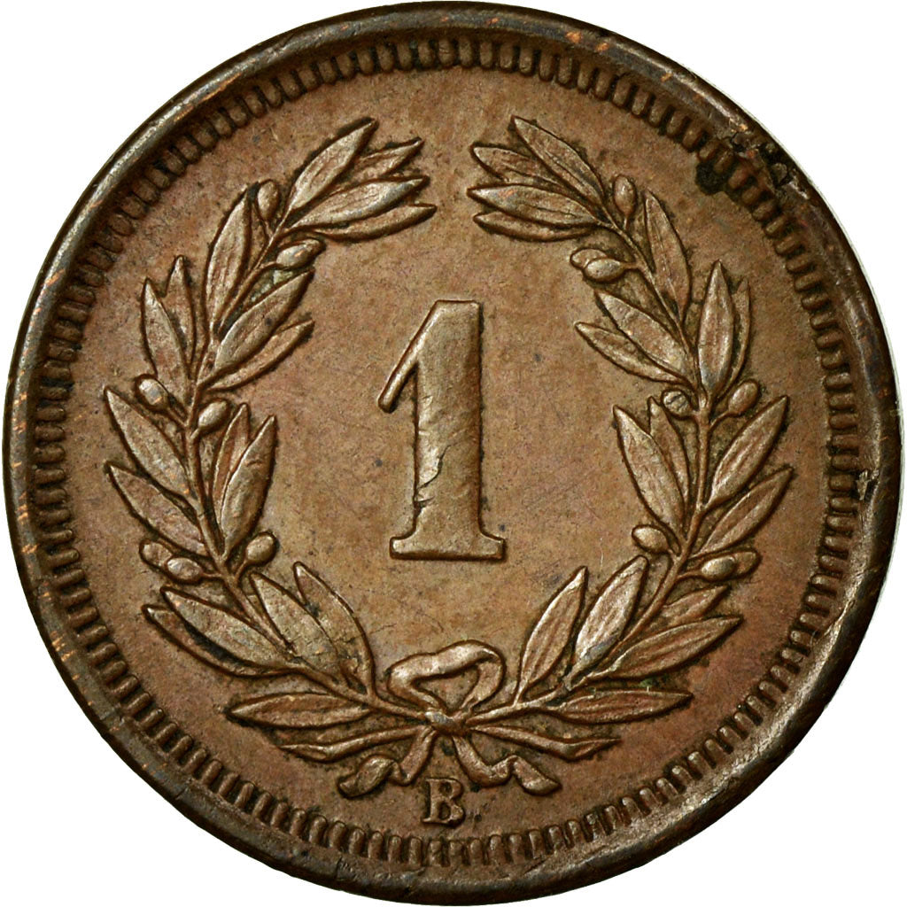 Coin, Switzerland, Rappen, 1902, Bern, EF(40-45), Bronze, KM:3.2