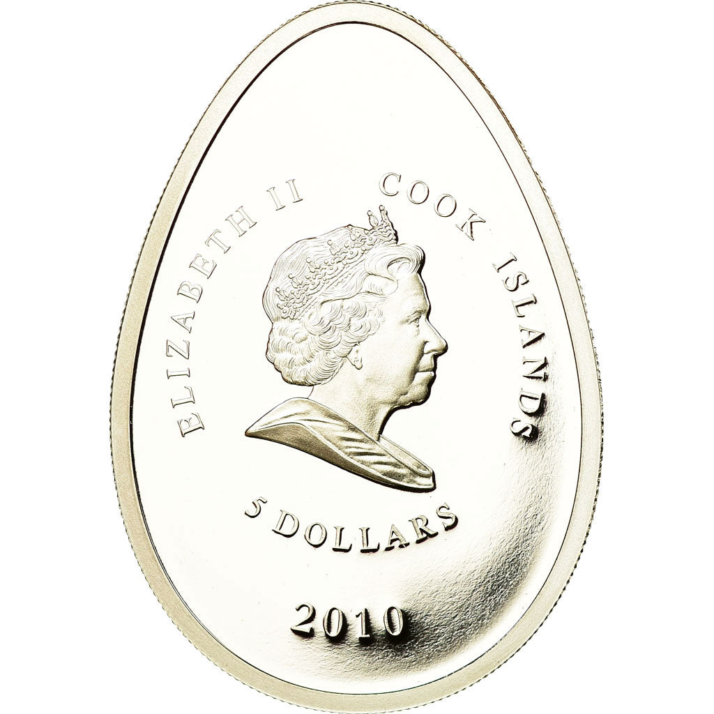 Coin, Cook Islands, Elizabeth II, 5 Dollars, 2010, CIT, Proof, MS(65-70)