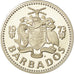Moneda, Barbados, 2 Dollars, 1973, Franklin Mint, Proof, SC, Cobre - níquel