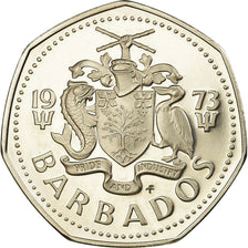 Moneta, Barbados, Dollar, 1973, Franklin Mint, Proof, MS(63), Miedź-Nikiel