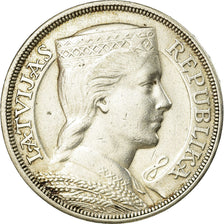 Monnaie, Latvia, 5 Lati, 1931, TTB, Argent, KM:9