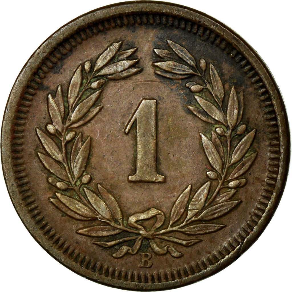 Coin, Switzerland, Rappen, 1905, Bern, EF(40-45), Bronze, KM:3.2