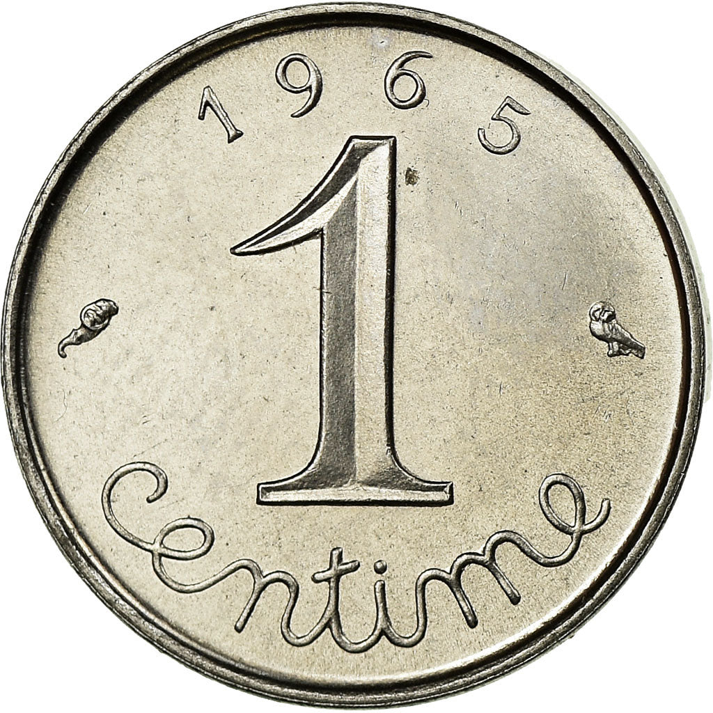 Moneta, Francia, Épi, Centime, 1965, Paris, FDC, Acciaio inossidabile, KM:928