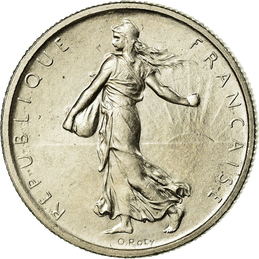 Coin, France, Semeuse, 1/2 Franc, 1965, Paris, MS(65-70), Nickel, KM:931.1