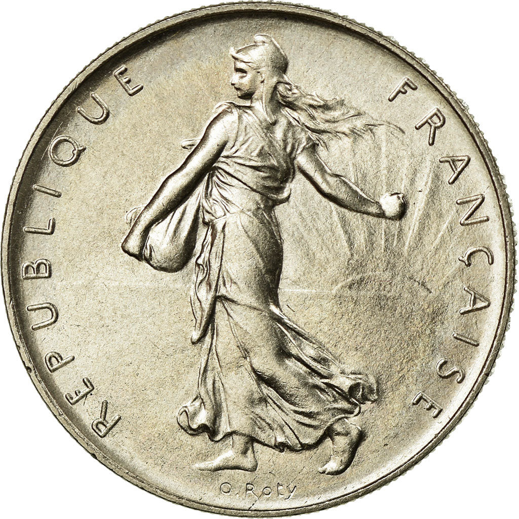 Coin, France, Semeuse, Franc, 1965, Paris, MS(65-70), Nickel, KM:925.1