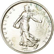 Munten, Frankrijk, Semeuse, 5 Francs, 1965, Paris, FDC, Zilver, KM:926
