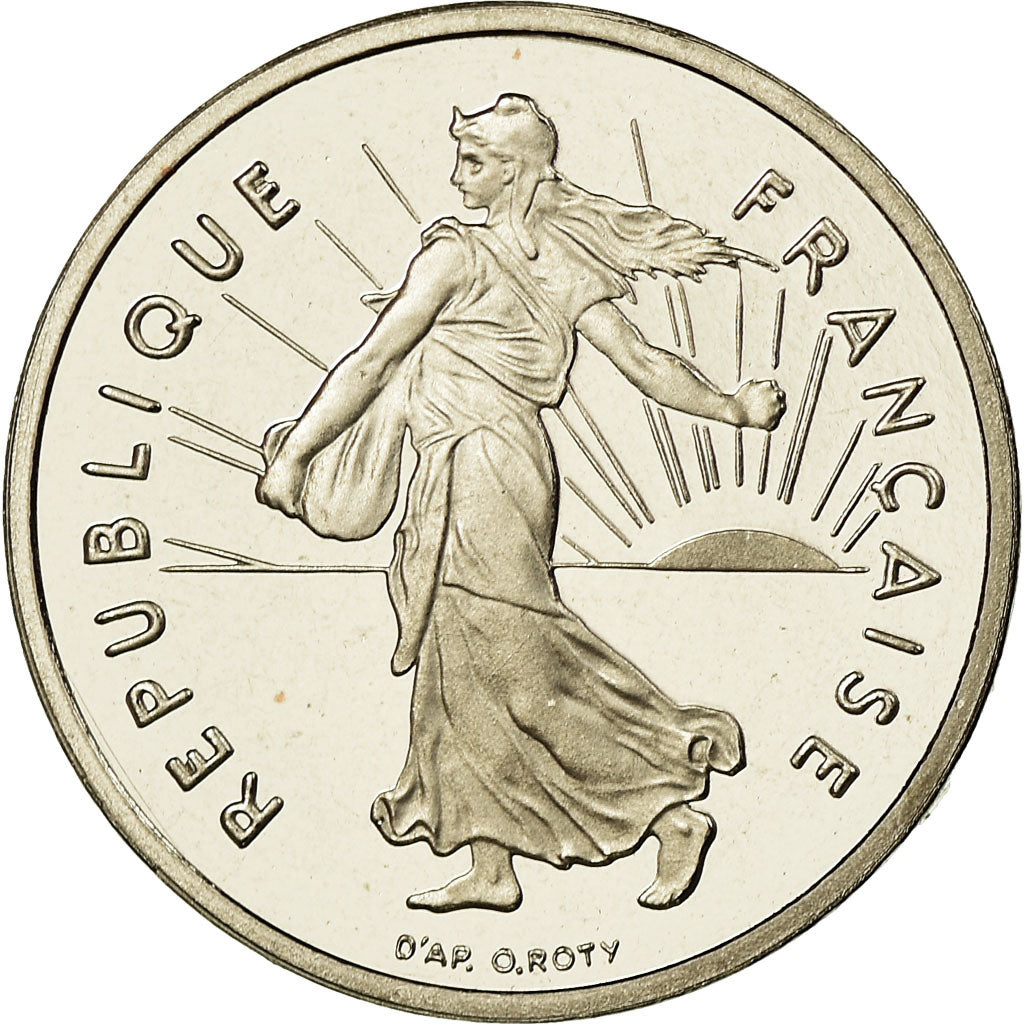 Moneta, Francja, Semeuse, 1/2 Franc, 1999, Paris, BE, MS(65-70), Nikiel