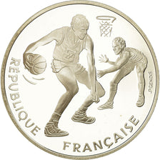 Monnaie, France, Basket-Ball, 100 Francs, 1991, BE, FDC, Argent, Gadoury:C26