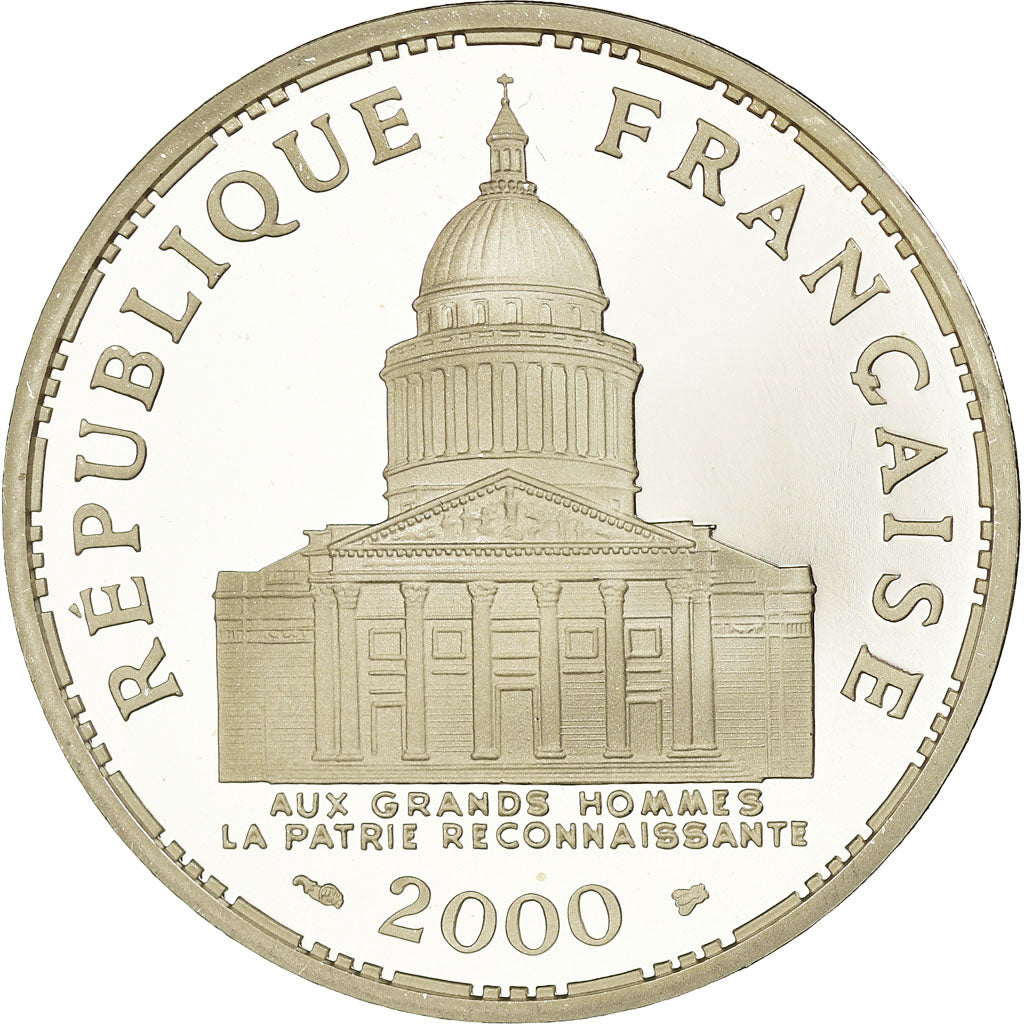 Coin, France, Panthéon, 100 Francs, 2000, Paris, BE, MS(65-70), Silver
