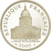 Coin, France, Panthéon, 100 Francs, 2000, Paris, BE, MS(65-70), Silver
