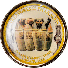Coin, Egypt, Pharaons, Tutankhamun's tomb Canopic Jars, Pound, 2010/AH1431