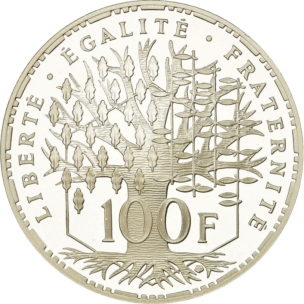 Coin, France, 100 Francs, 2001, BE, MS(65-70), Silver, Gadoury:898 a