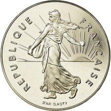 Coin, France, Semeuse, 5 Francs, 2001, Paris, BE, MS(65-70), Nickel Clad