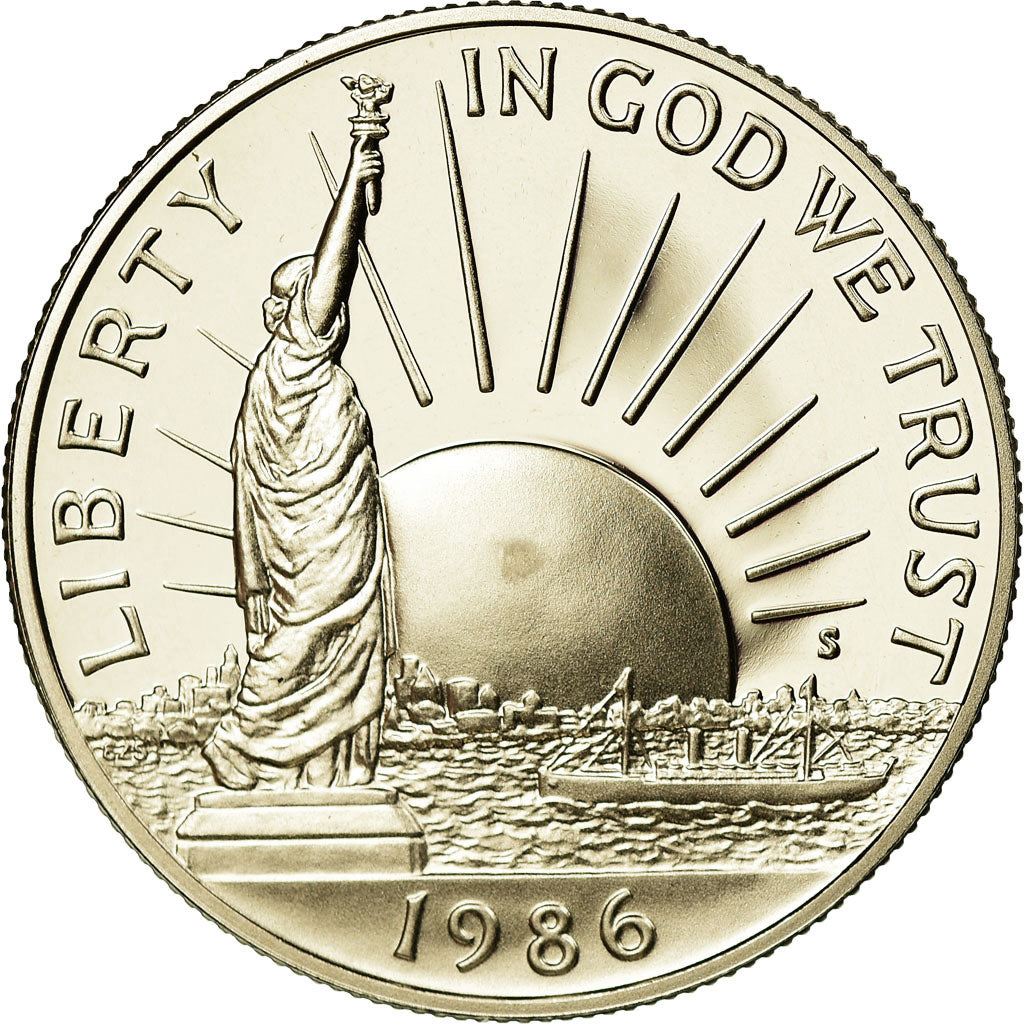 Coin, United States, Half Dollar, 1986, U.S. Mint, San Francisco, Proof