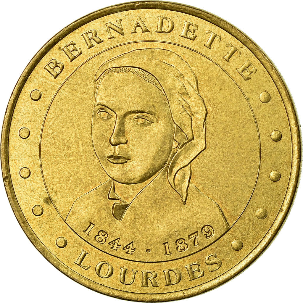France, Token, Touristic token, Lourdes - Bernadette Soubirou, 2002, MDP
