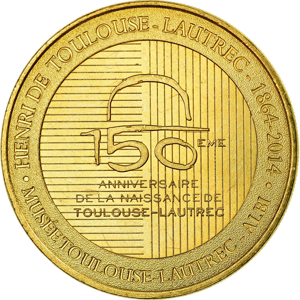 France, Token, Touristic token, Albi - Musée Toulouse-Lautrec n°3, 2014, MDP