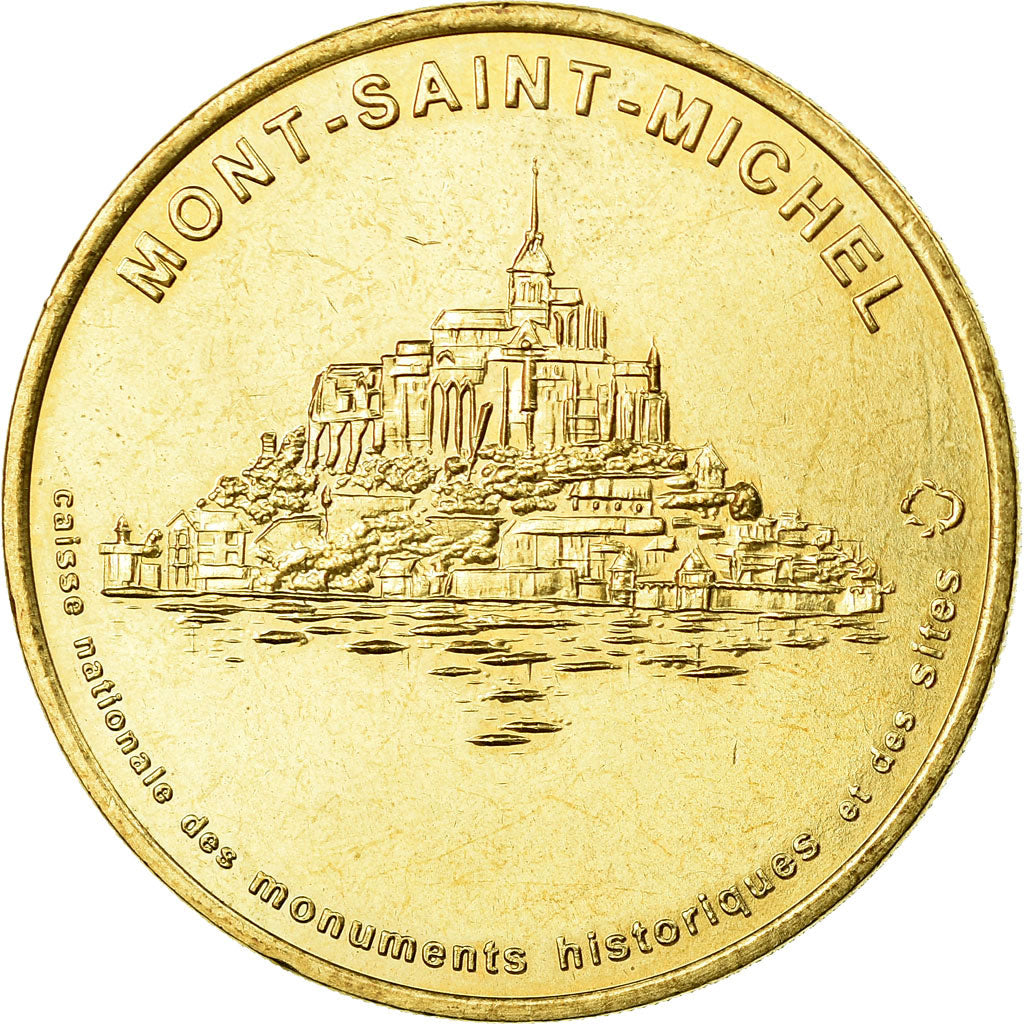 Francia, Token, Jetón turístico, le Mont-Saint-Michel - Vue générale n°1