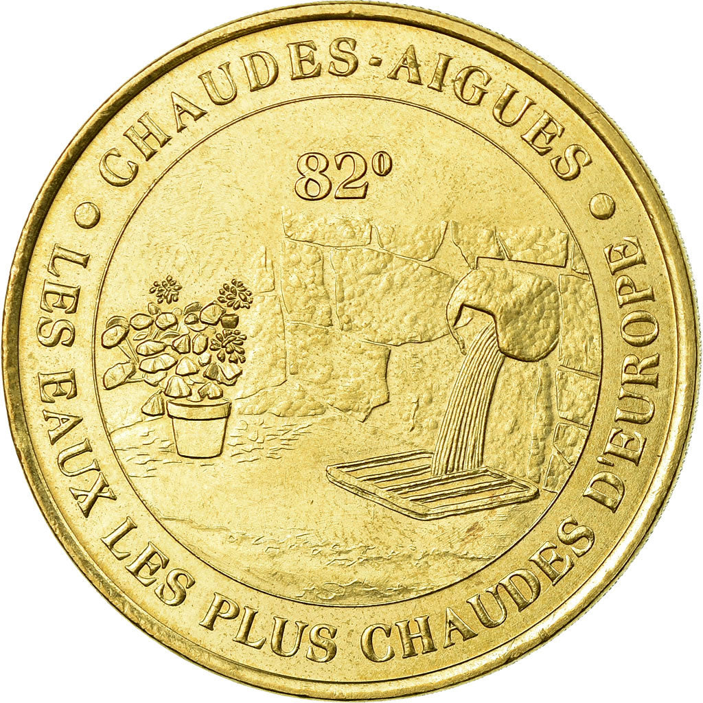 France, Token, Touristic token, Chaudes-Aigues, 2000, MDP, EF(40-45)
