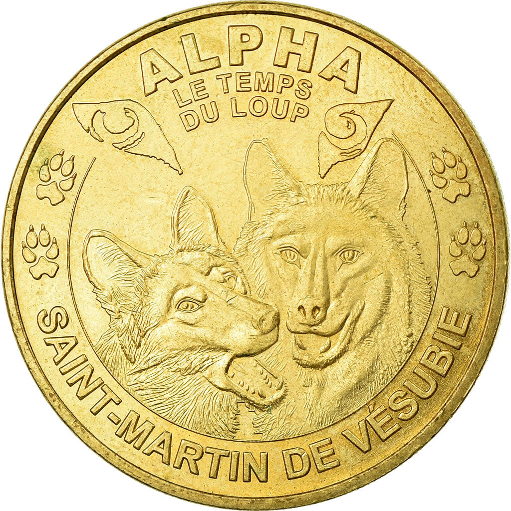 France, Token, Touristic token, Saint-Martin de Vésubie - Scénoparc - le temps