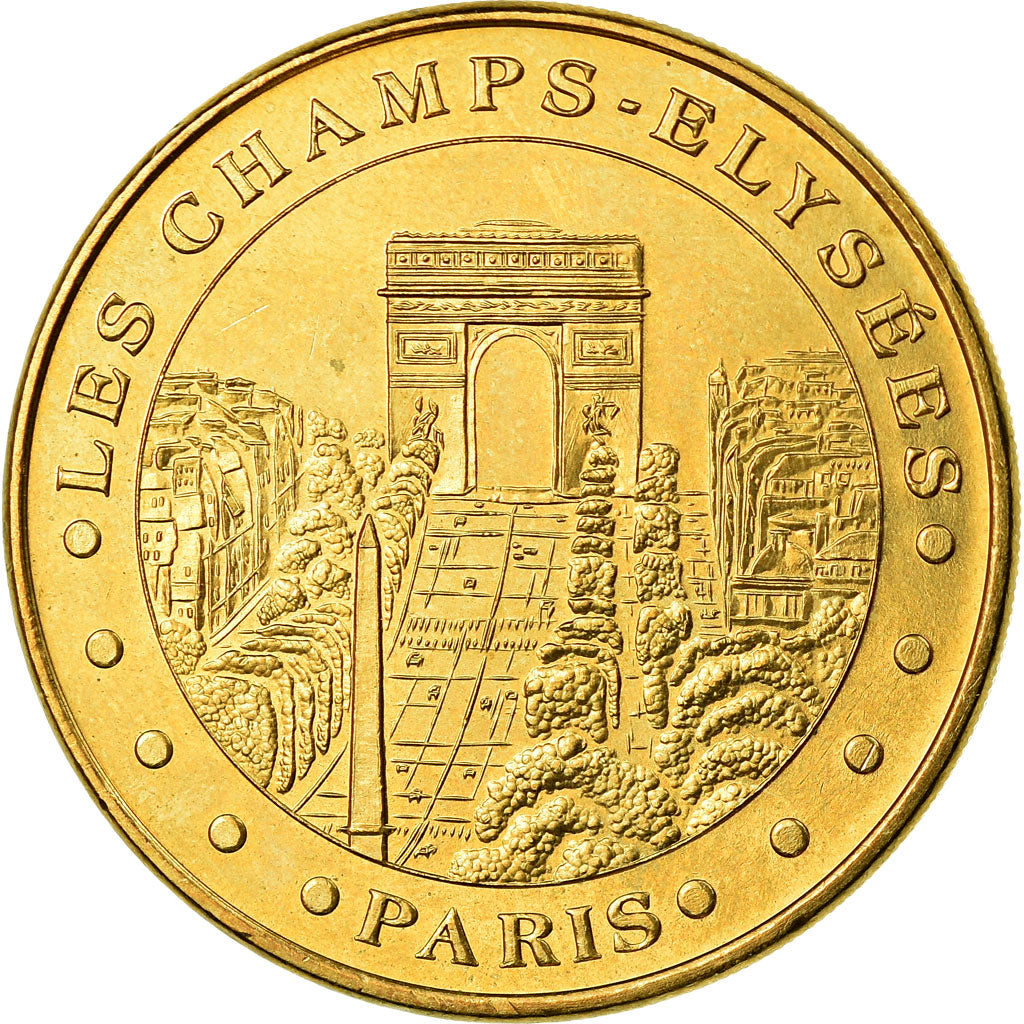 France, Token, Touristic token, Paris - Les Champs Elysées, 2014, MDP