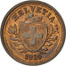 SWITZERLAND, Rappen, 1924, Bern, KM #3.2, MS(60-62), Bronze, 16, 1.49