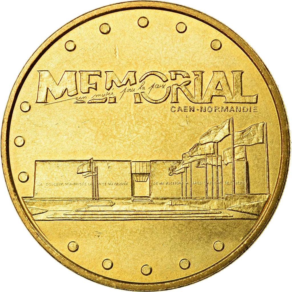 France, Token, Touristic token, Caen - Mémorial n°1, 2005, MDP, EF(40-45)