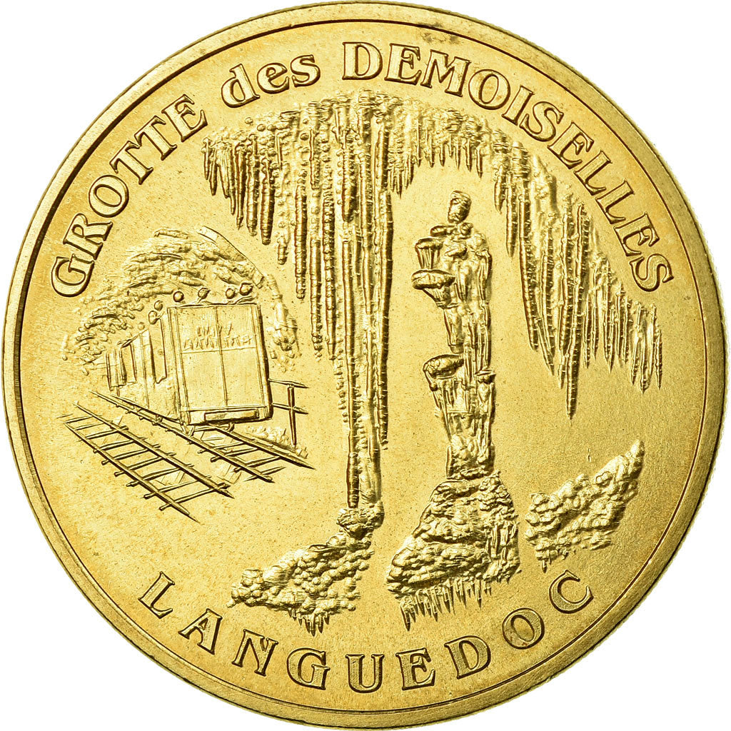 France, Token, Touristic token, Ganges - grotte des demoiselles, 1996, MDP