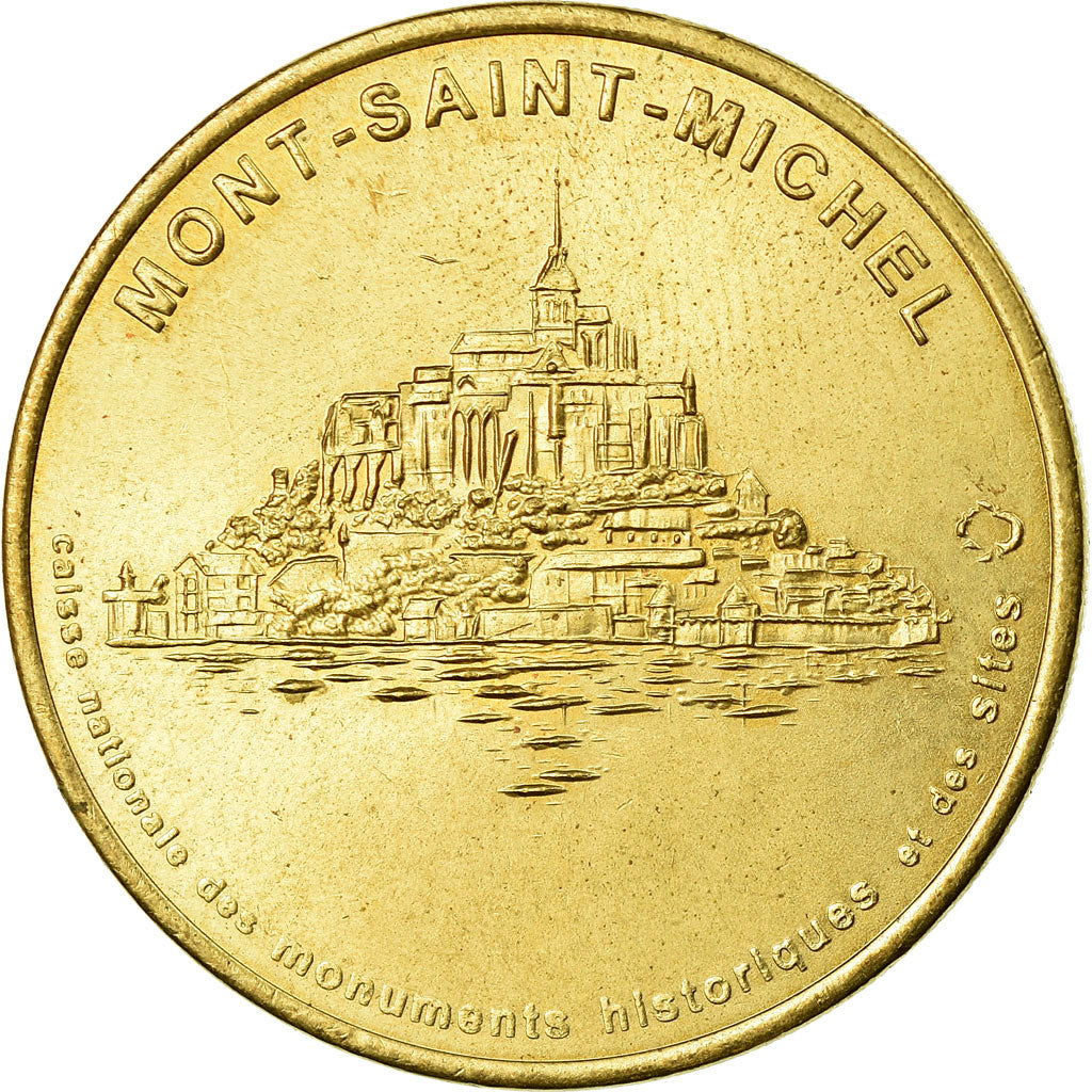 France, Token, Touristic token, le Mont-Saint-Michel - Vue générale n°1