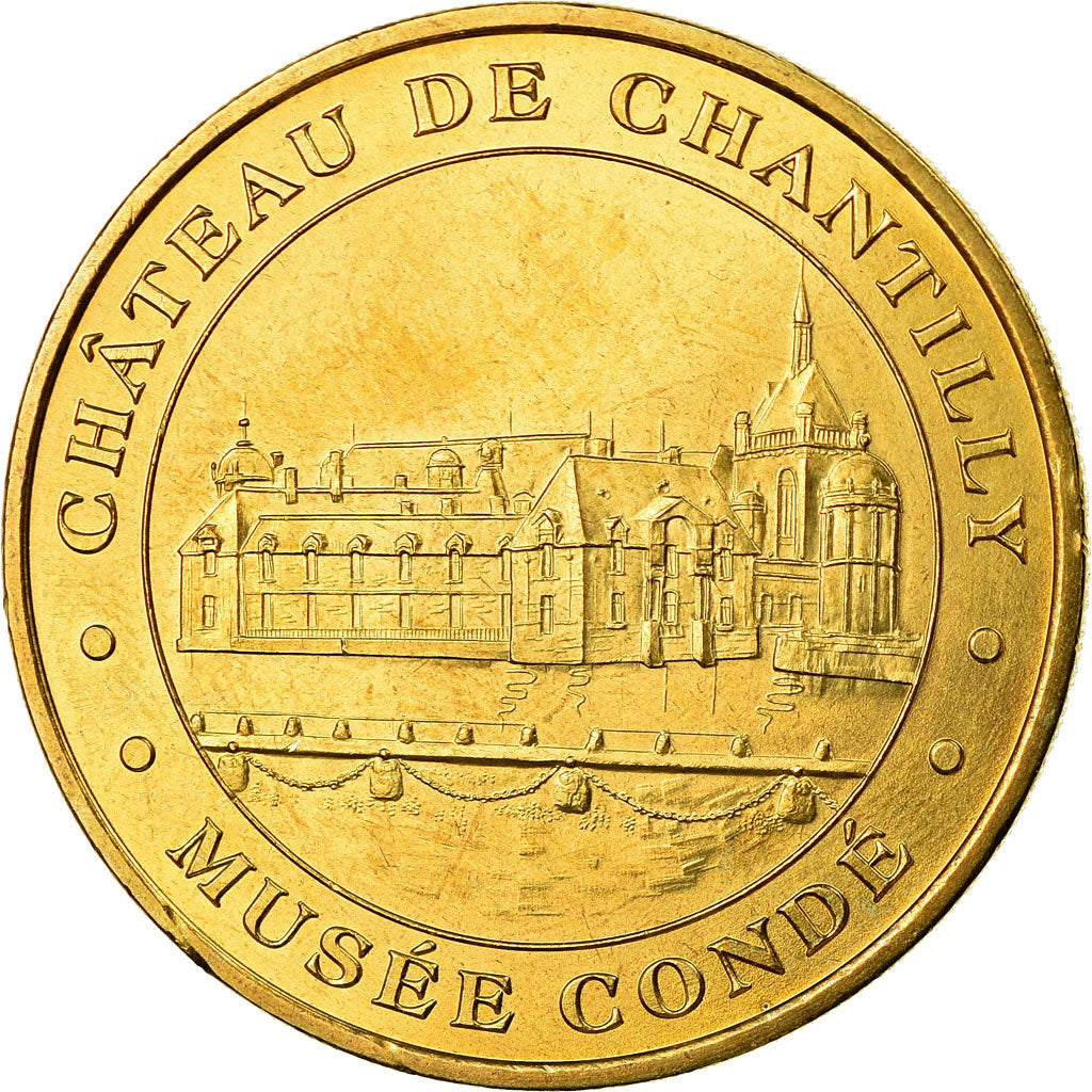 France, Token, Touristic token, Chantilly - Chateau n°1, 2001, MDP, EF(40-45)