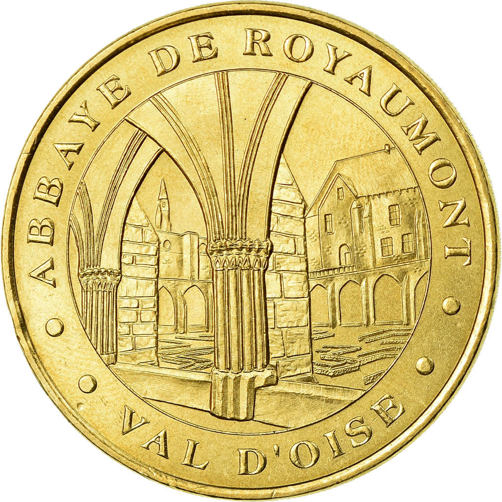 France, Token, Touristic token, Asnières sur Oise - Abbaye de Royaumont, 1999