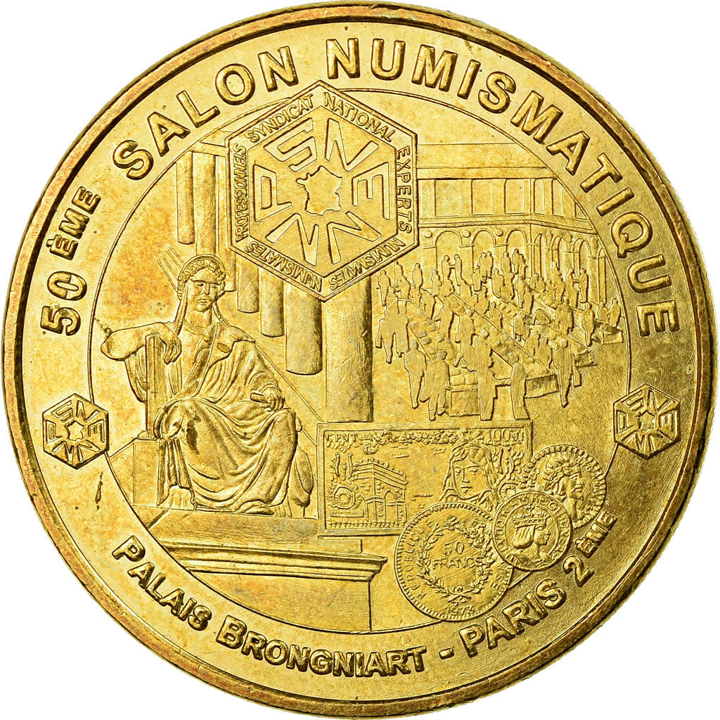 Francia, Token, Jetón turístico, Paris - Palais Brongniart, 2007, MDP, MBC