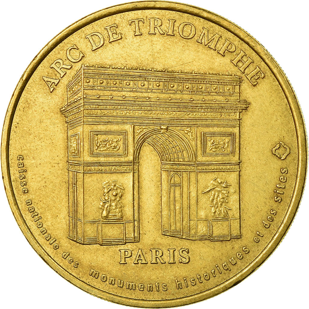 France, Token, Touristic token, Paris - L'Arc de Triomphe, 2001, MDP, EF(40-45)