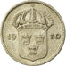Coin, Sweden, Gustaf V, 10 Öre, 1930, EF(40-45), Silver, KM:780