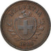 SWITZERLAND, Rappen, 1930, Bern, KM #3.2, EF(40-45), Bronze, 16, 1.51