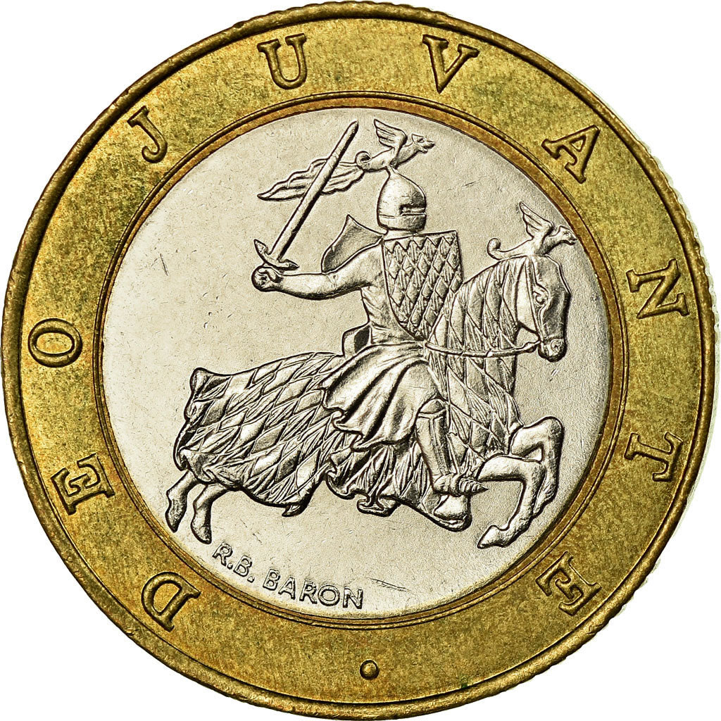 Monnaie, Monaco, Rainier III, 10 Francs, 1991, TTB, Bi-Metallic, Gadoury:MC160