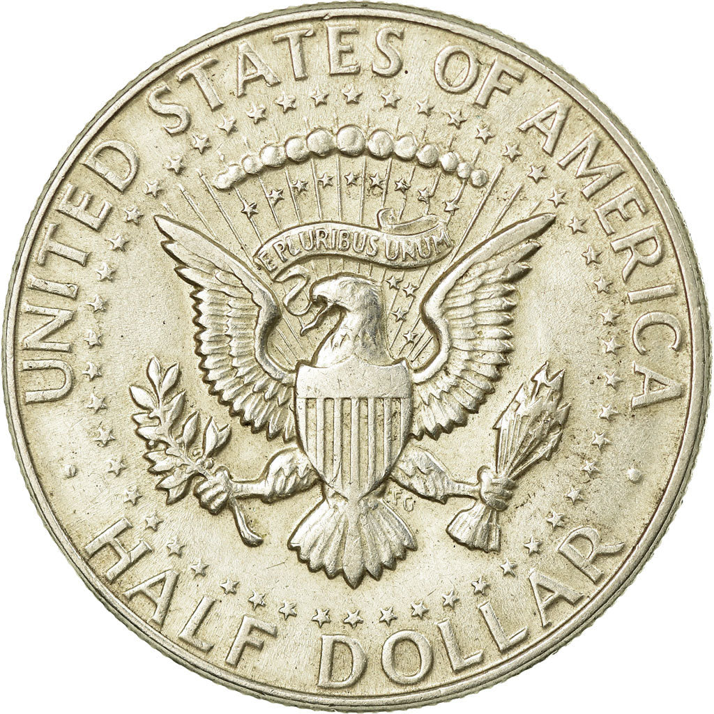 Coin, United States, Kennedy Half Dollar, Half Dollar, 1964, U.S. Mint